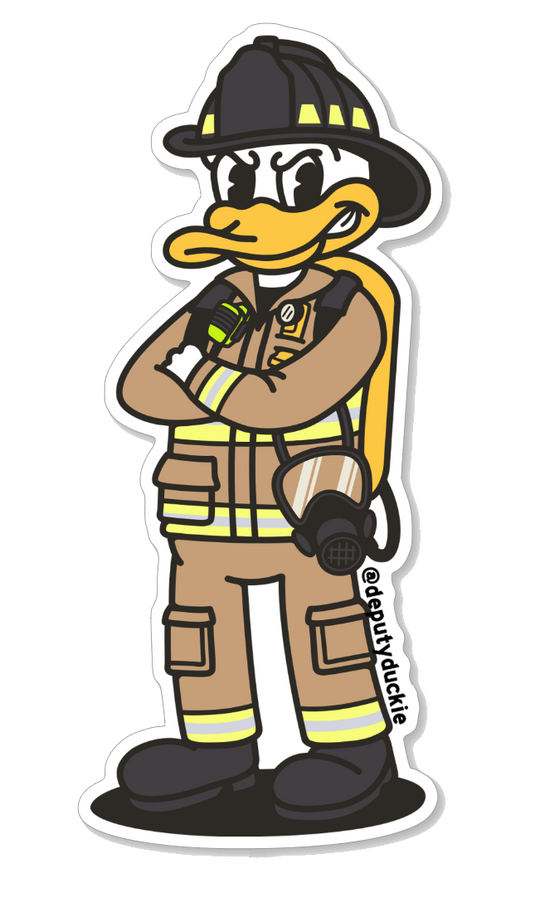 Fire-Fighter Turnout Duckie (Tan)