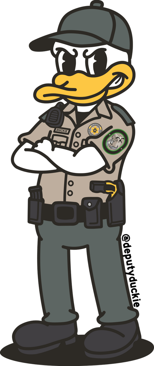 Fish and Wildlife Duckie Sticker