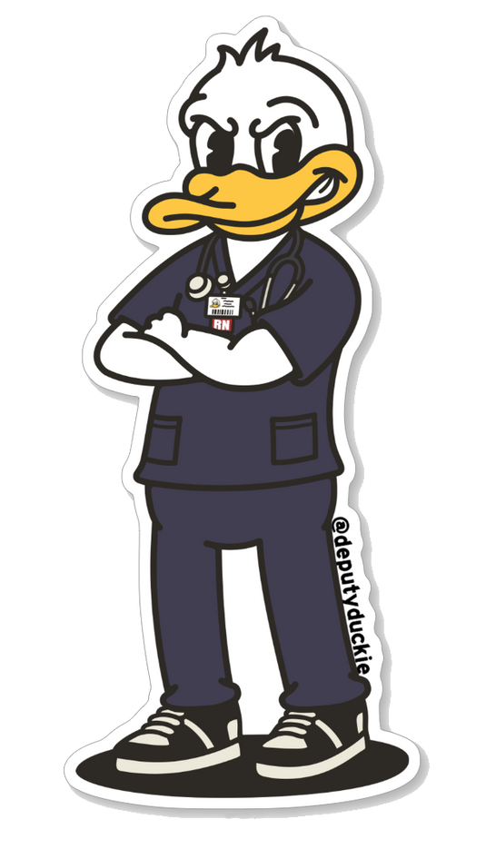 Nurse Duckie (Scrubs-Navy)