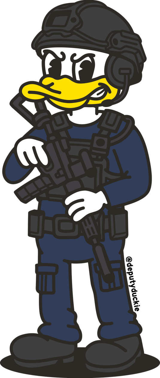 SWAT Duckie Sticker