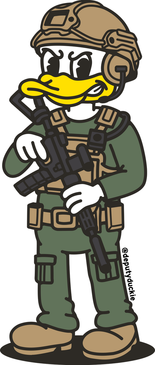 SWAT Duckie Sticker