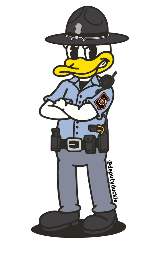 Trooper Duckie Sticker