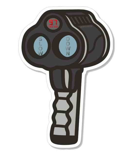 Speed LiDAR Sticker