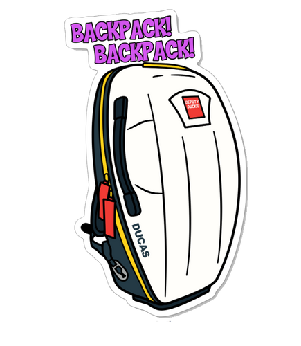 DUCAS (Backpack! Backpack!) Sticker