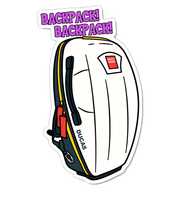 DUCAS (Backpack! Backpack!) Sticker