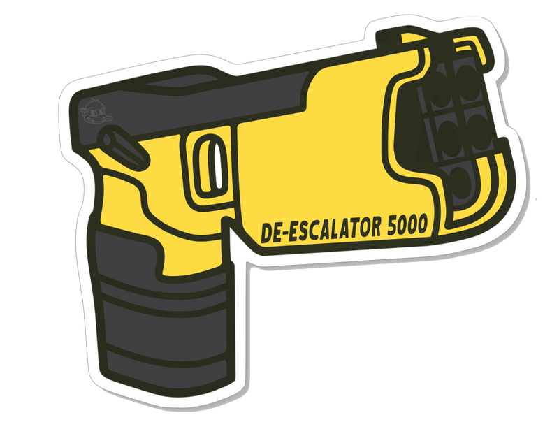 Deputy Duckie - De-Escalator 5000 Sticker