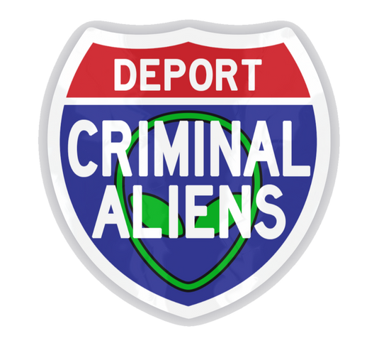 Deport Criminal Aliens Sticker