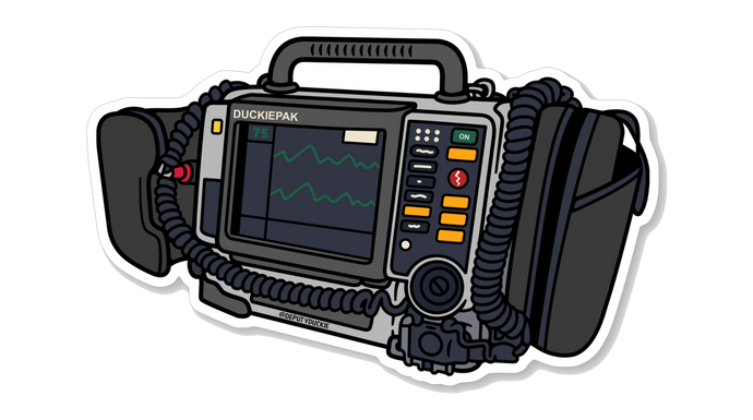 DuckiePAK AED Sticker