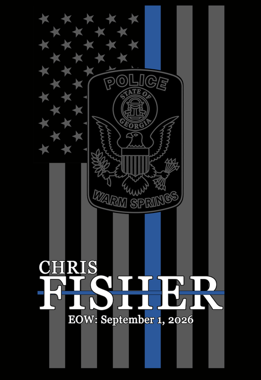 Chris Fisher Memorial Shirt | Warm Springs Police Department