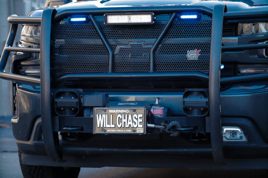 "WILL CHASE" Embossed License Plate