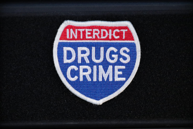 Load image into Gallery viewer, Interdict Drugs Crime Embroidered Patch
