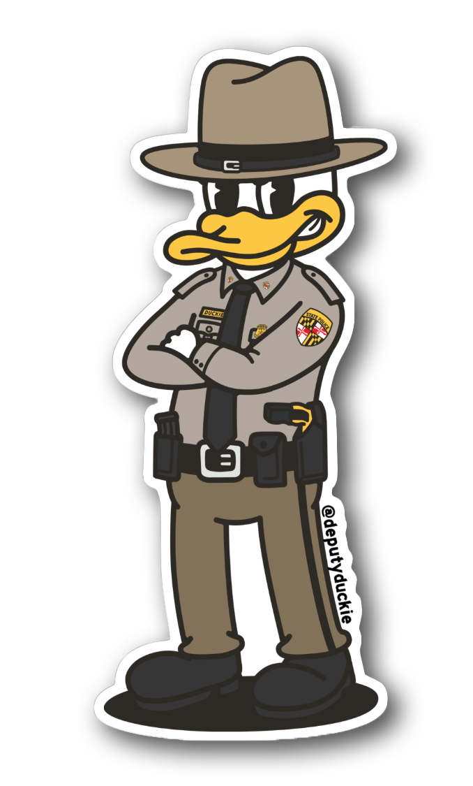 Deputy Duckie - State Police Duckie (Tan/Green)