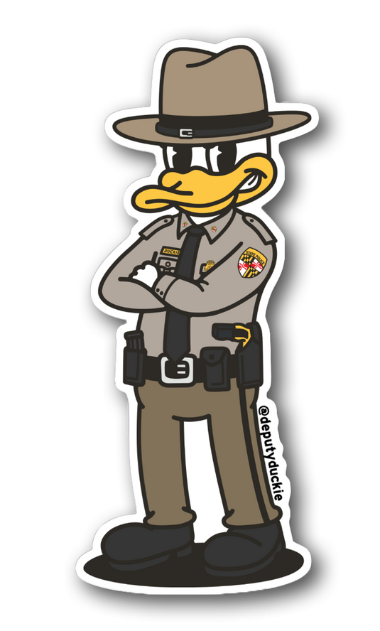 State Police Duckie (Tan/Green)