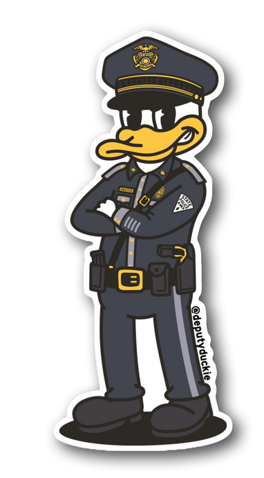 State Police Duckie (Black/Gray)