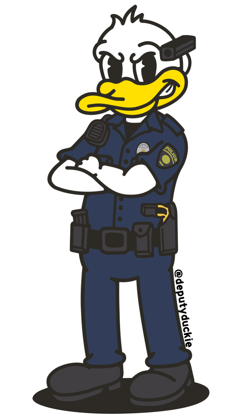 Load image into Gallery viewer, Officer Duckie Sticker
