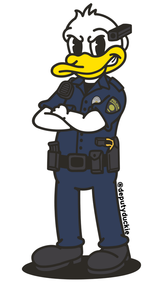 Officer Duckie Sticker