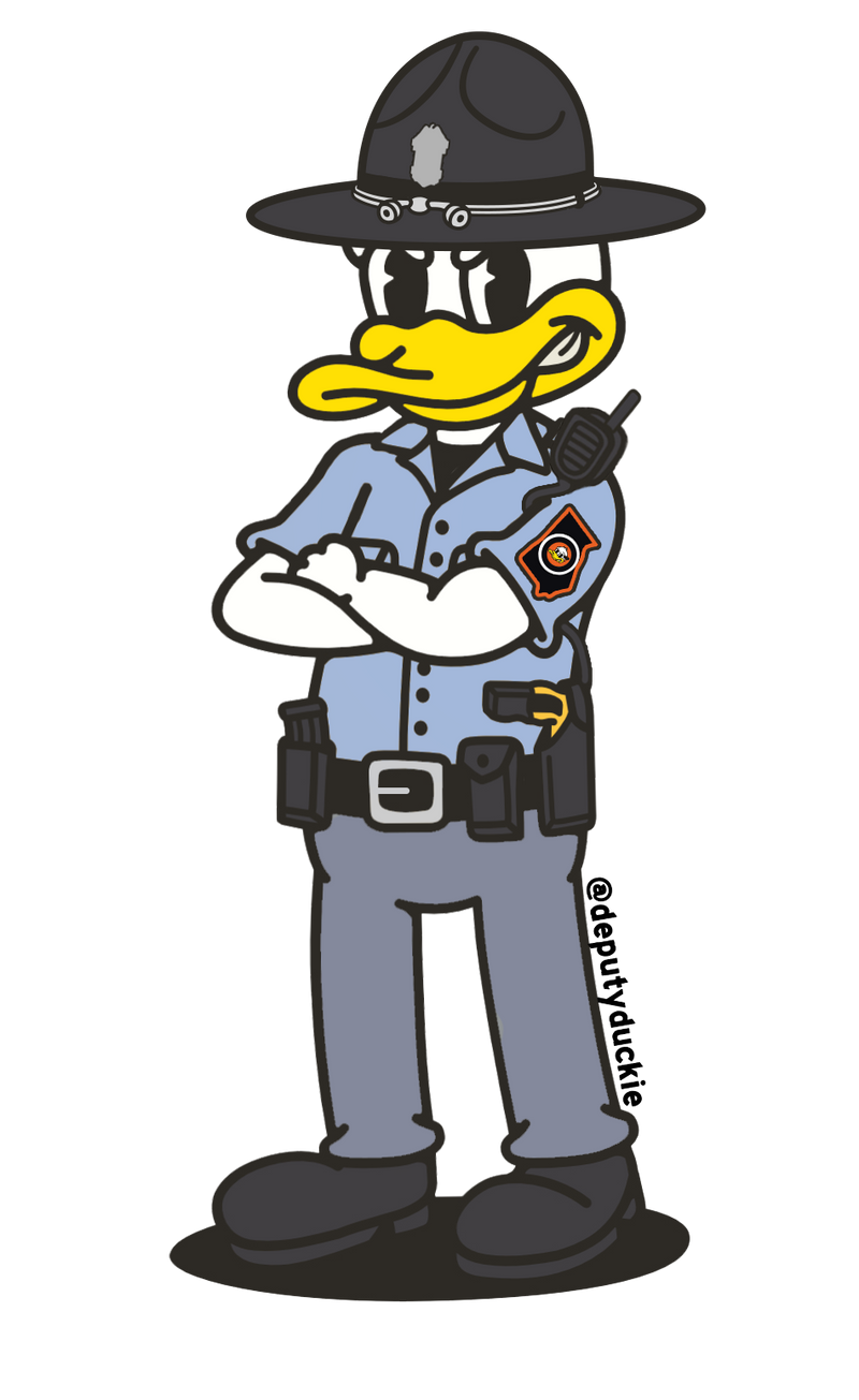 Load image into Gallery viewer, Trooper Duckie Sticker
