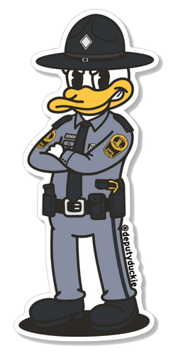 State Police Duckie (Blue/Gray)